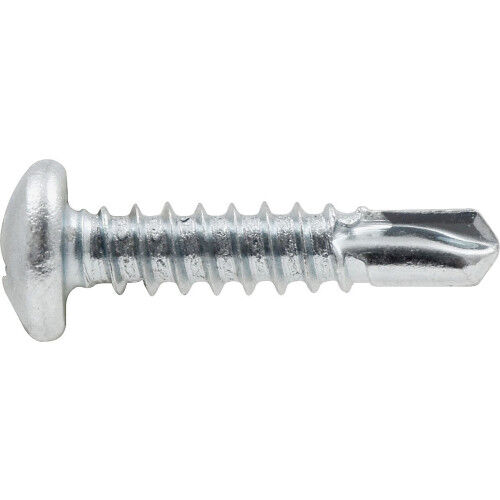 Hillman Zinc Pan Head Phillips Self Drilling Screws, #10-16 x 3/4-In, 4-Pk