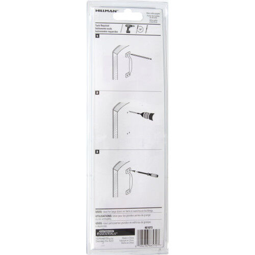 Hillman Hardware Essentials Zinc Plated Utility Door Pull, 7 3/4-In