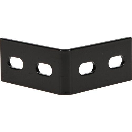 Hillman Hardware Essentials Black Heavy Duty Corner Brace, 3 1/10-In x 1 1/2-In x 1/8-In