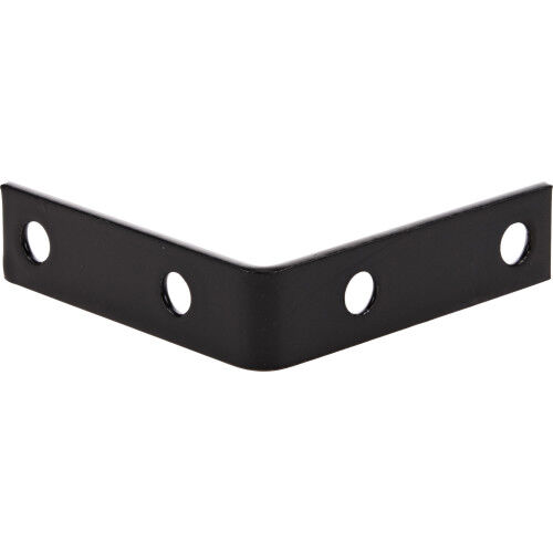Hillman Hardware Essentials Black Corner Brace, 2 1/2-In x 5/8-In, 4-Pk