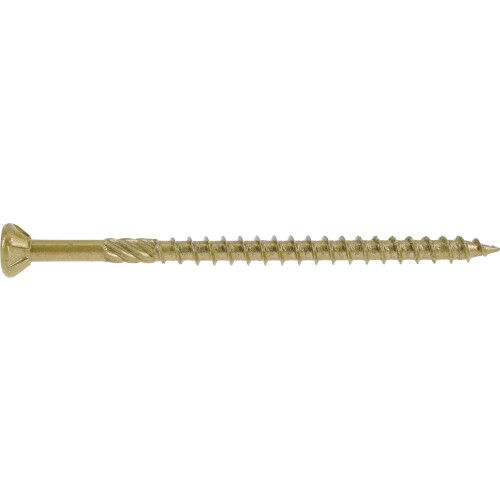Hillman Power Pro Premium Exterior Wood Screws, #9 x 3-In, 1000-Pk
