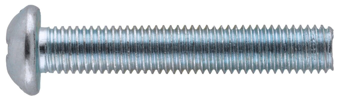Hillman Zinc Round Head Combination Machine Screw, #8 - 32 x 2-In, 50-Pc