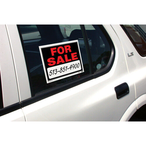 Hillman Black and Red For Sale Sign, 15-In x 19-In