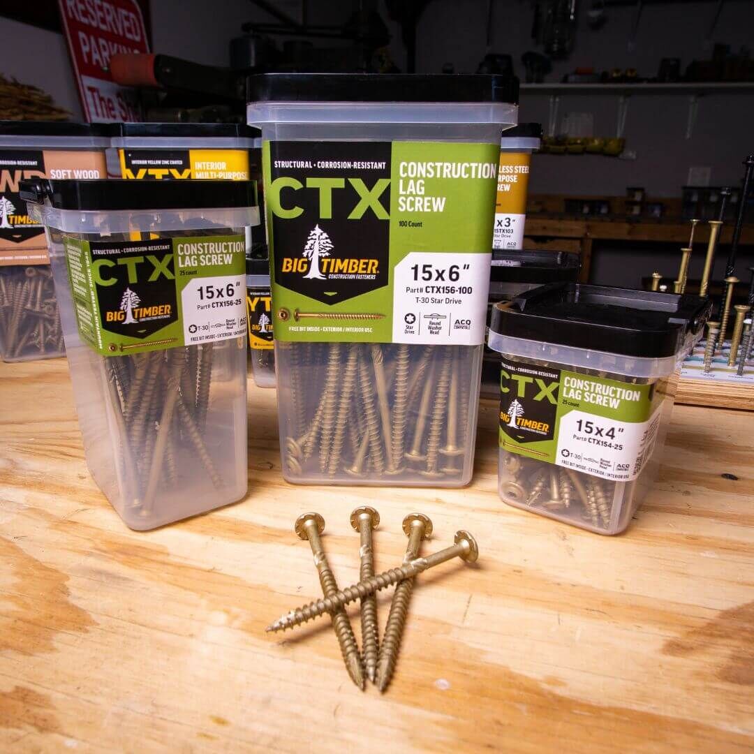 Big Timber CTX™: Construction Lag Screw