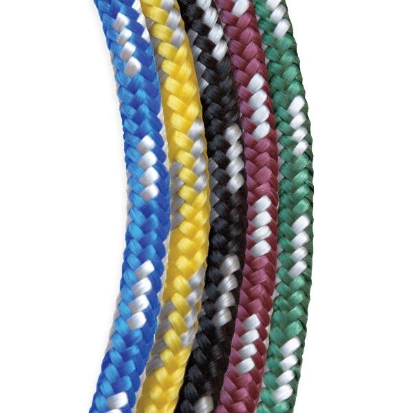 Koch Industries Diamond Braid Polypropylene Rope Assorted Colors, 3/8-In x 50-Ft