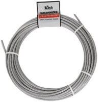 Koch Industries 7 X 19 Galvanized Cable, 3/16 - 1/4 X 20-Ft
