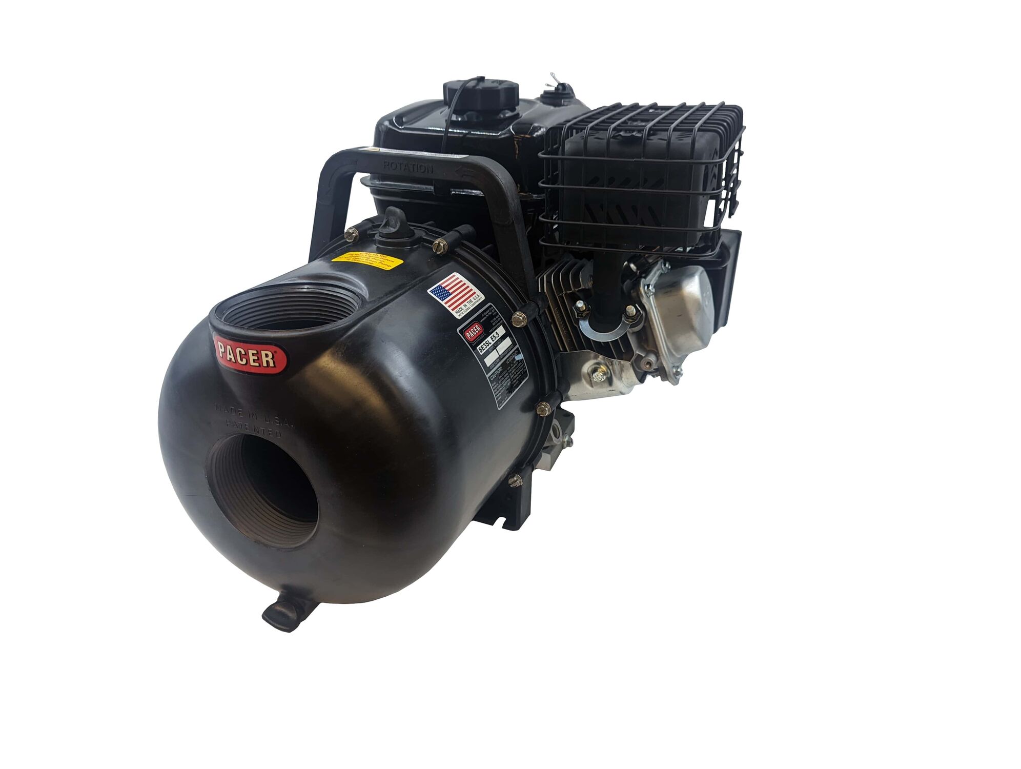 Pacer Pumps NPT Thermoplastic Transfer Gasoline Powered 280 GPM Liquid Transfer Pump, 3-In