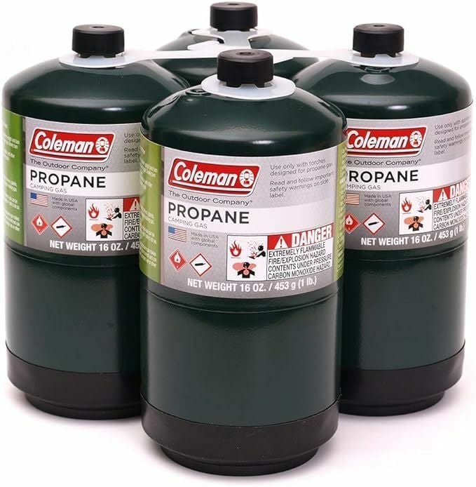 Coleman All Purpose Propane, 16-Oz, 4-Pk