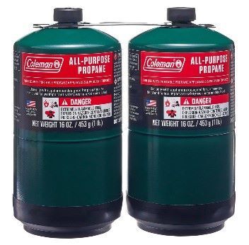 Coleman 16-oz Propane Cylinder – 2 Pack