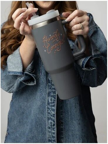 The Care Collective Black Howdy Cowgirl Tumbler, 40-Oz