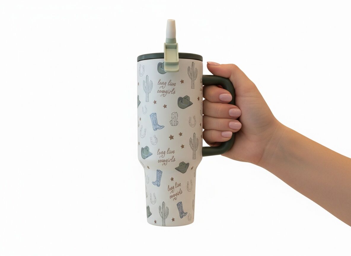 Sip Happy Long Live Cowgirls Flip Straw Tumbler, 40 oz.