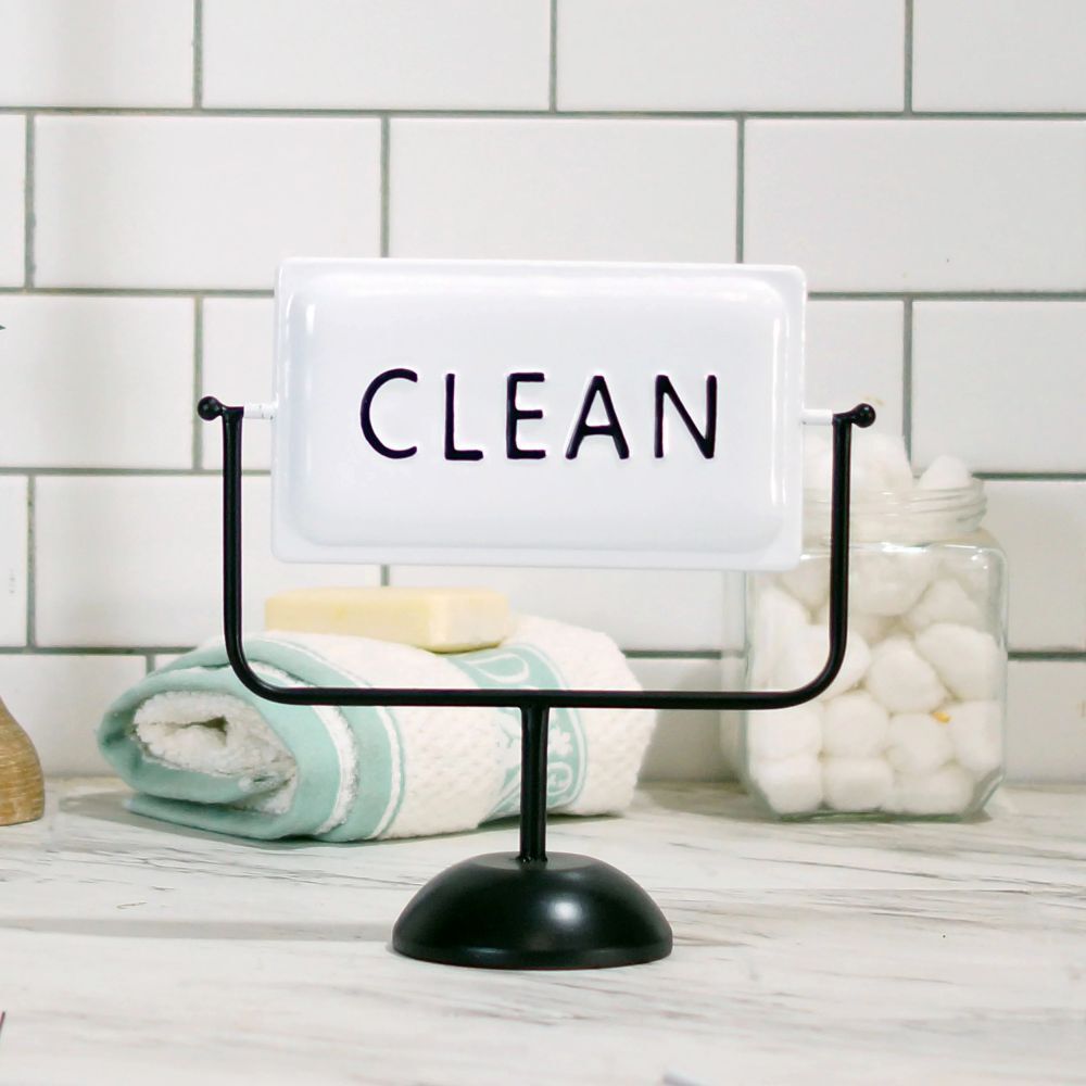 VIP Home & Garden Flip Sign Clean/Dirty