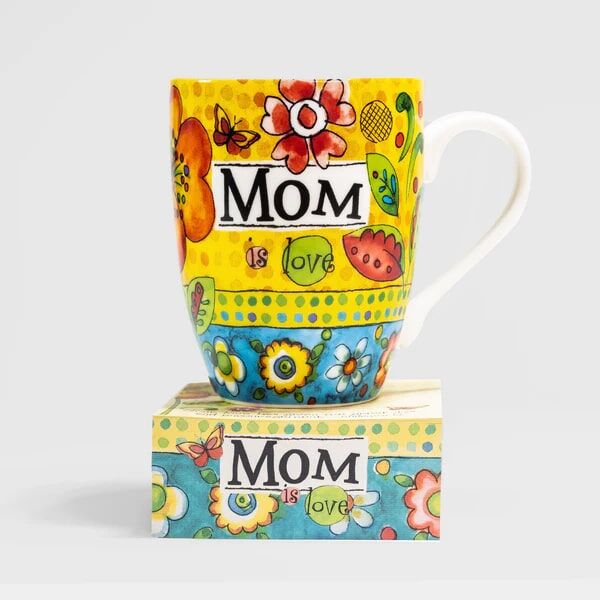 Divinity Boutique "Mom" Mug and Notepad Gift Set, 12-Oz, 3.75 X 1.5-In