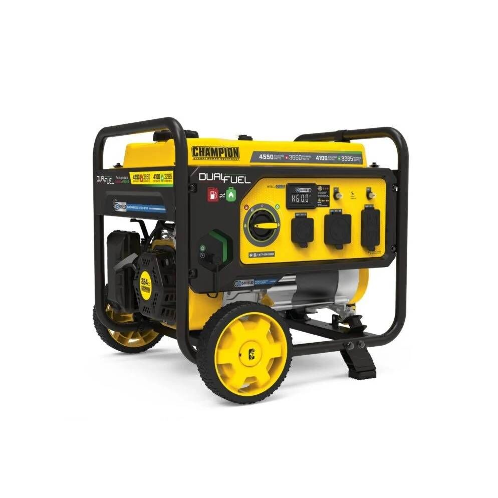 Champion Dual Fuel Generator, 3650 W
