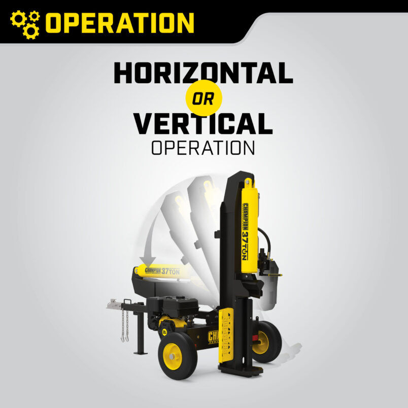 Champion Power Equipment Towable 37-Ton Log Splitter