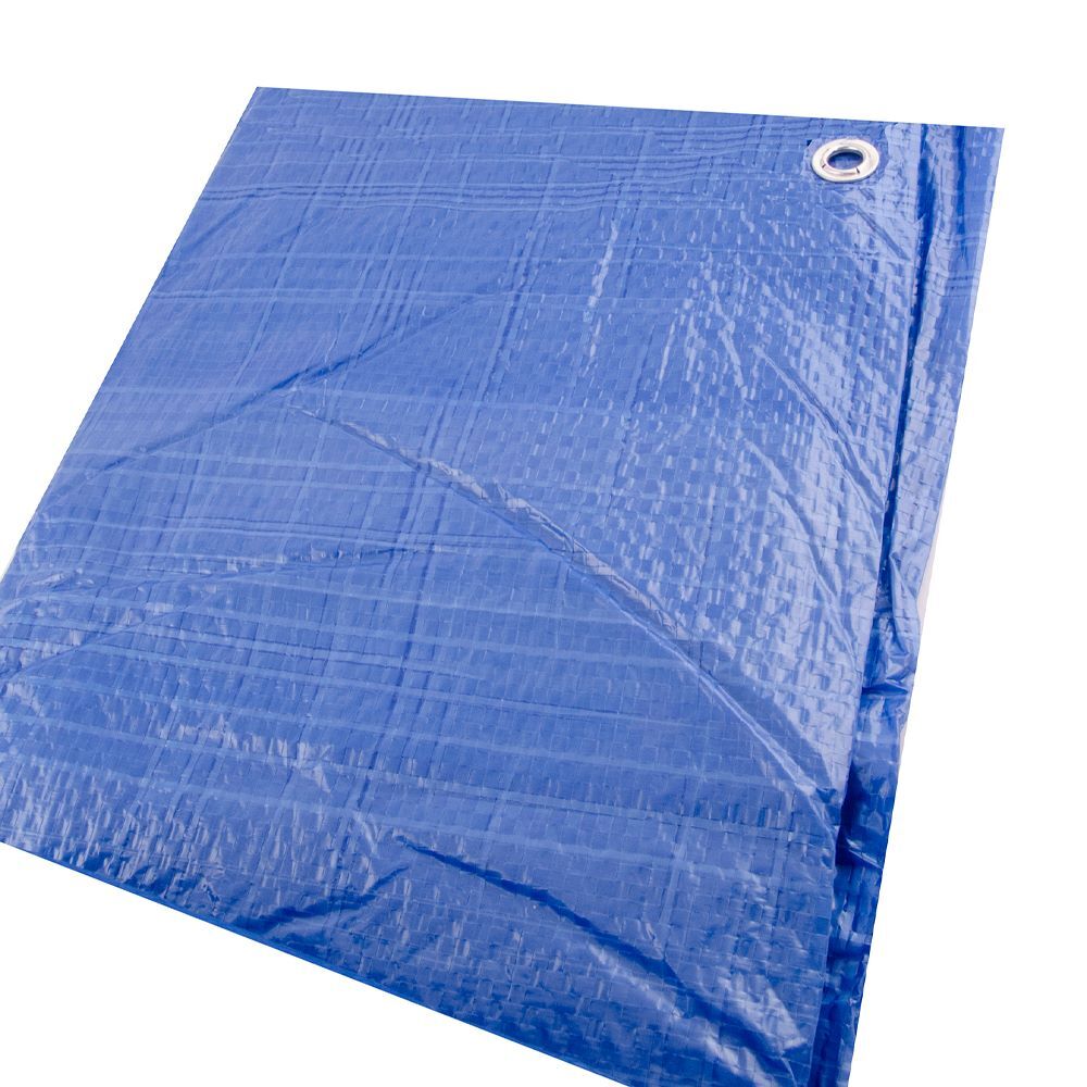 Erickson Economy Grade Blue Poly Tarp, 5-Ft x 7-Ft