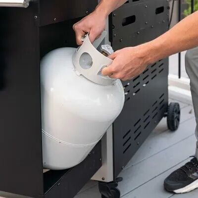 Lifetime 4-Burner Propane/Pellet Smoker Grill Combo