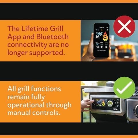 Lifetime 4-Burner Propane/Pellet Smoker Grill Combo