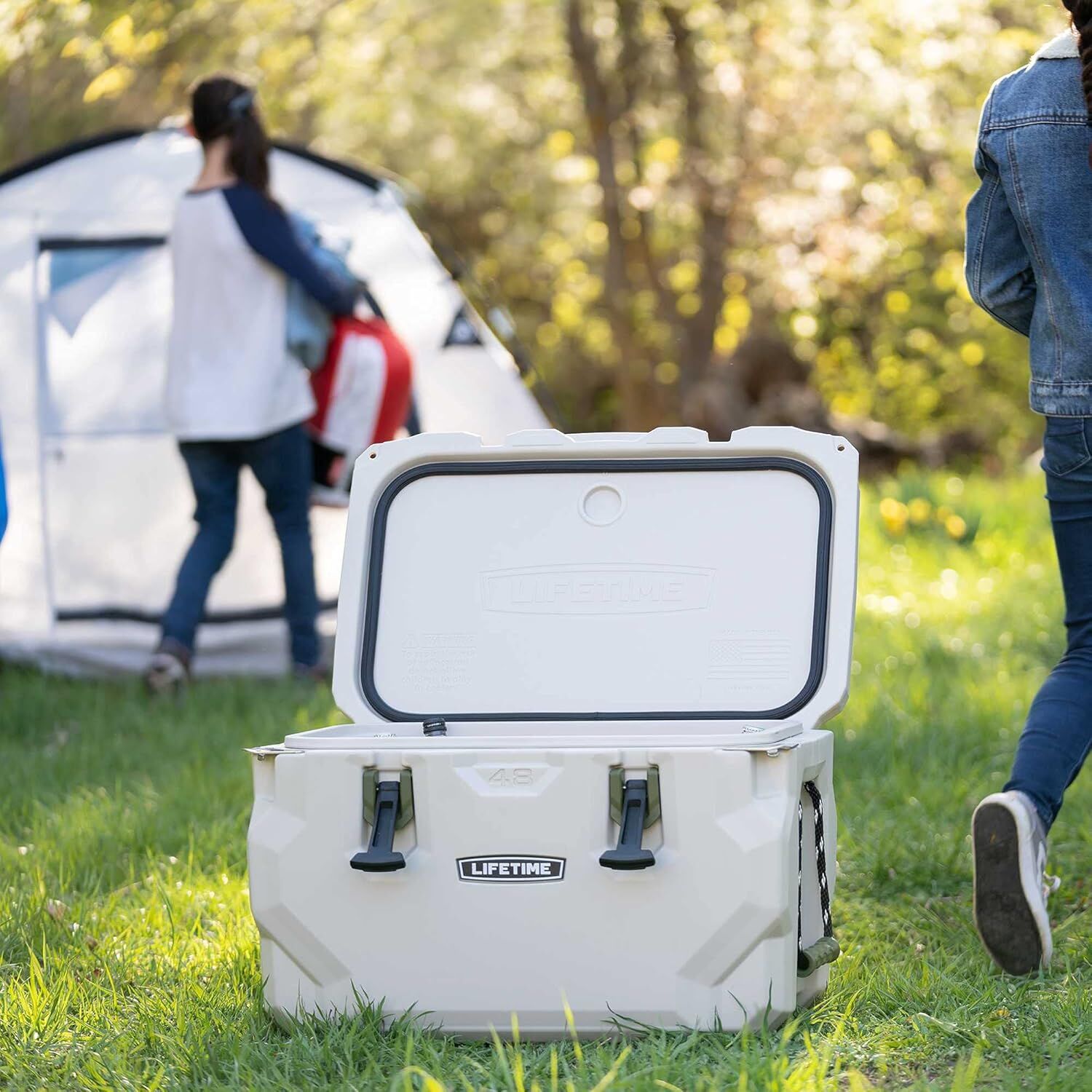 Lifetime Pumice Stone/Green High Performance Cooler, 48-Qt