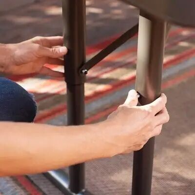 Lifetime Brown Classic Folding Picnic Table, 6 ft.