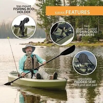 Lifetime Tamarack Angler 100 Fishing Kayak Volcano Fusion (Not Pictured)
