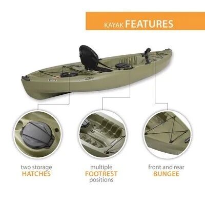 Lifetime Tamarack Angler 100 Fishing Kayak Volcano Fusion (Not Pictured)