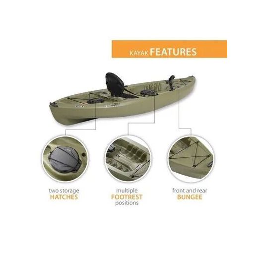 Lifetime Tamarack Angler 100 Fishing Kayak Volcano Fusion (Not Pictured)