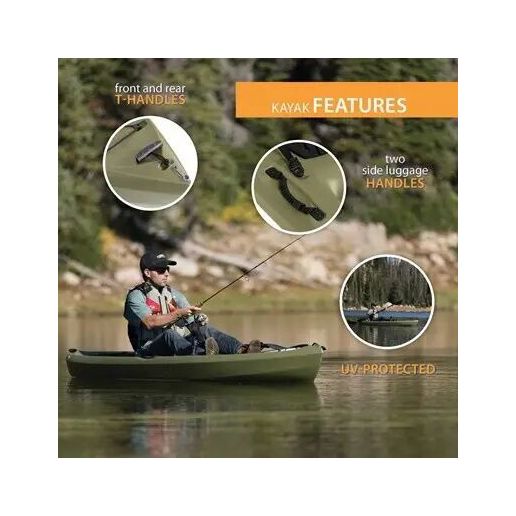 Lifetime Tamarack Angler 100 Fishing Kayak Volcano Fusion (Not Pictured)