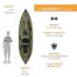 Lifetime Tamarack Angler 100 Fishing Kayak Volcano Fusion (Not Pictured)
