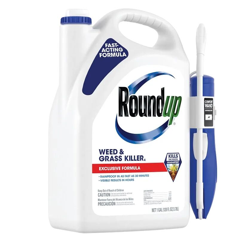 Roundup Weed & Grass Killer With Comfort Wand, 1 gal.