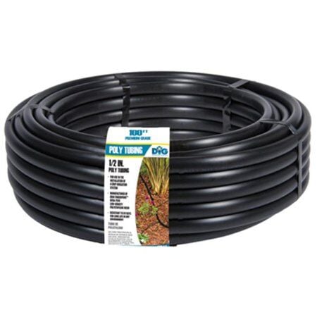 DIG Polyethylene Drip Tubing, 60 PSI, 1/2-In x 100-Ft