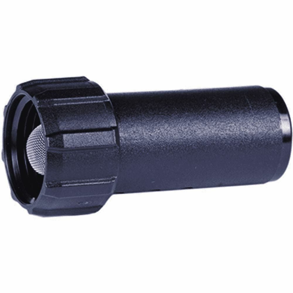 DIG Black Swivel Compression Fitting, 1/2-In Swivel Adapter x 3/4-In FHT