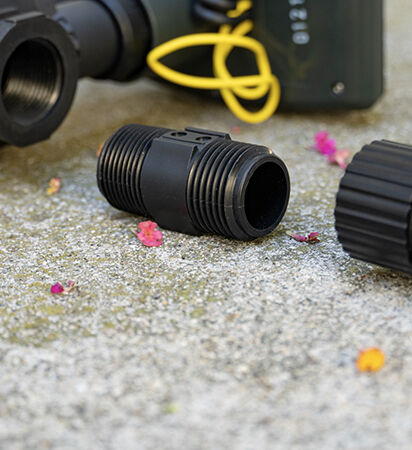 DIG Threaded Nipple, 3/4-In MNPT x 3/4-In MHT