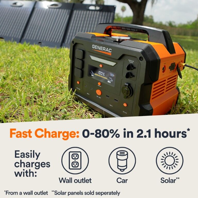 Generac GB1000 3200-Watt Portable Battery Power Station