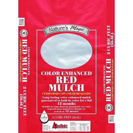 Nature's Magic Color Enhanced Red Mulch - 2 Cubic Feet