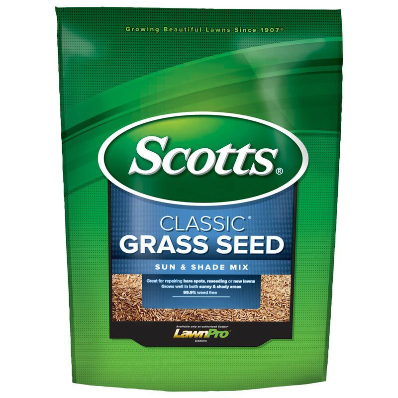 Scotts Classic Grass Seed Sun & Shade Mix, 7-Lb