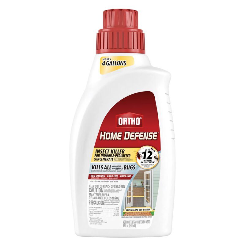Ortho Home Defense Insect Killer for Indoor & Perimeter Concentrate, 32-Oz