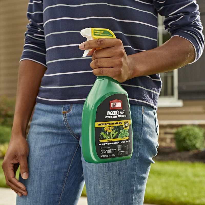 Ortho WeedClear Ready to Use Weed Killer for Lawns, 24-Oz
