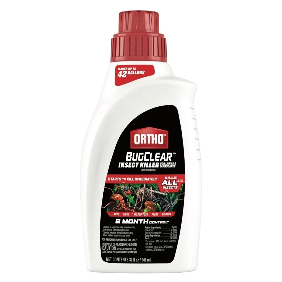 Ortho BugClear Insect Killer for Lawns & Landscapes Concentrate, 32-Oz