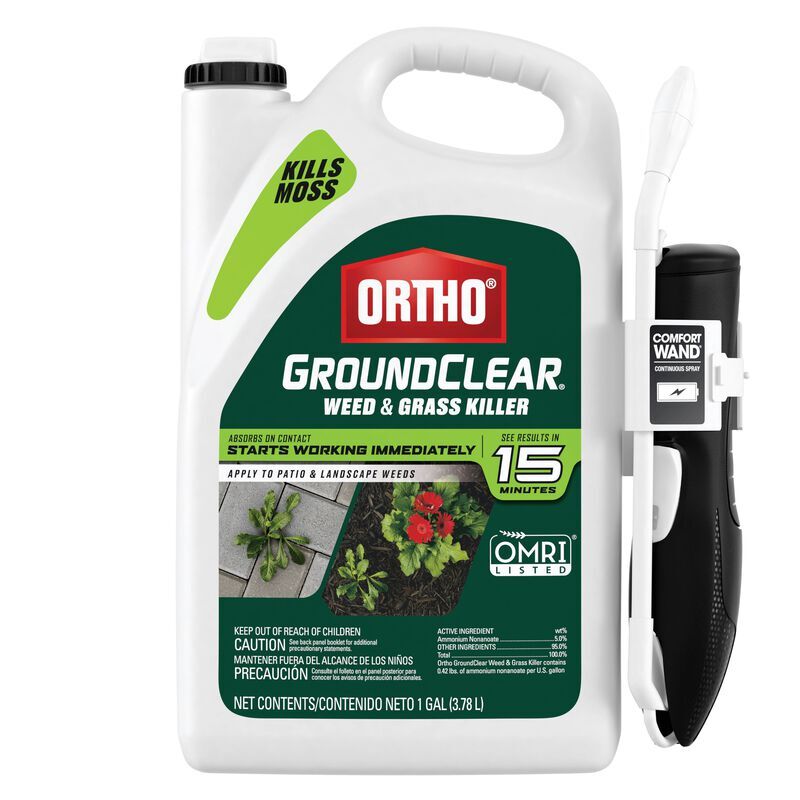 Ortho GroundClear Weed & Grass Killer With Comfort Wand, 1-Gal