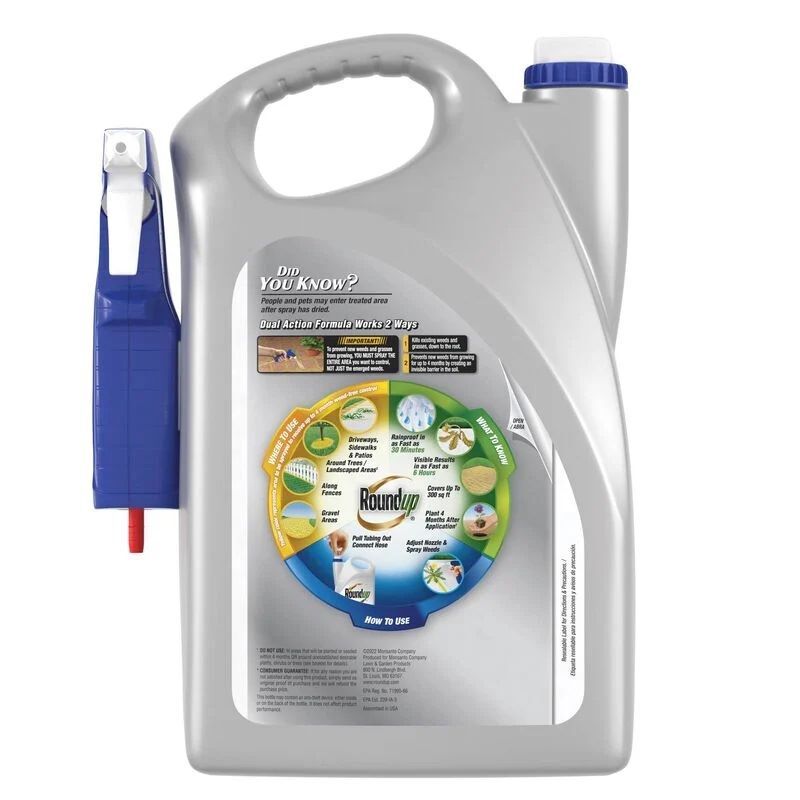 Roundup Dual Action Trigger Weed & Grass Killer Plus 4 Month Preventer, 1-Gal