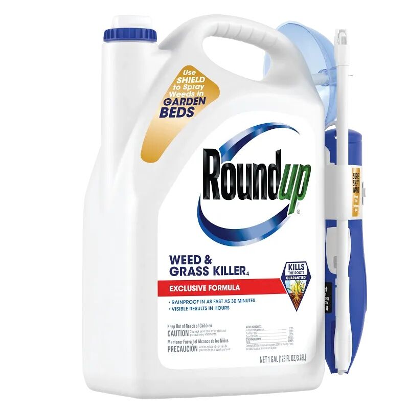 Roundup Weed & Grass Killer with Sure Shot Wand, 1-Gal