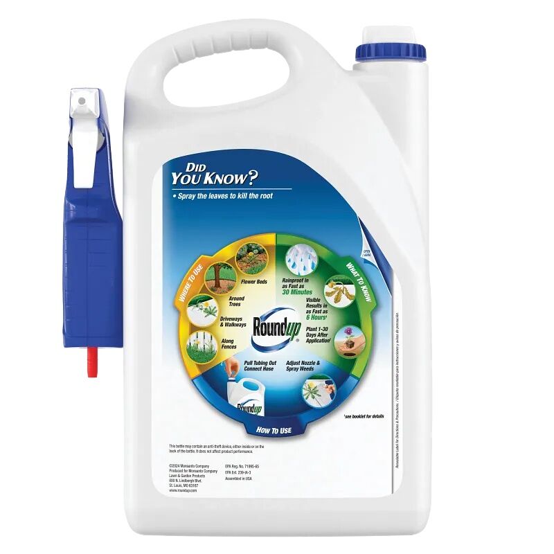 Roundup Weed & Grass Killer with Trigger Sprayer, 1-Gal