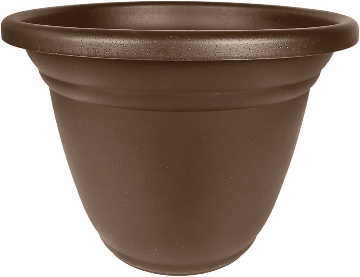 HC Companies Chocolate Mojave Stone Planter, 22 in.