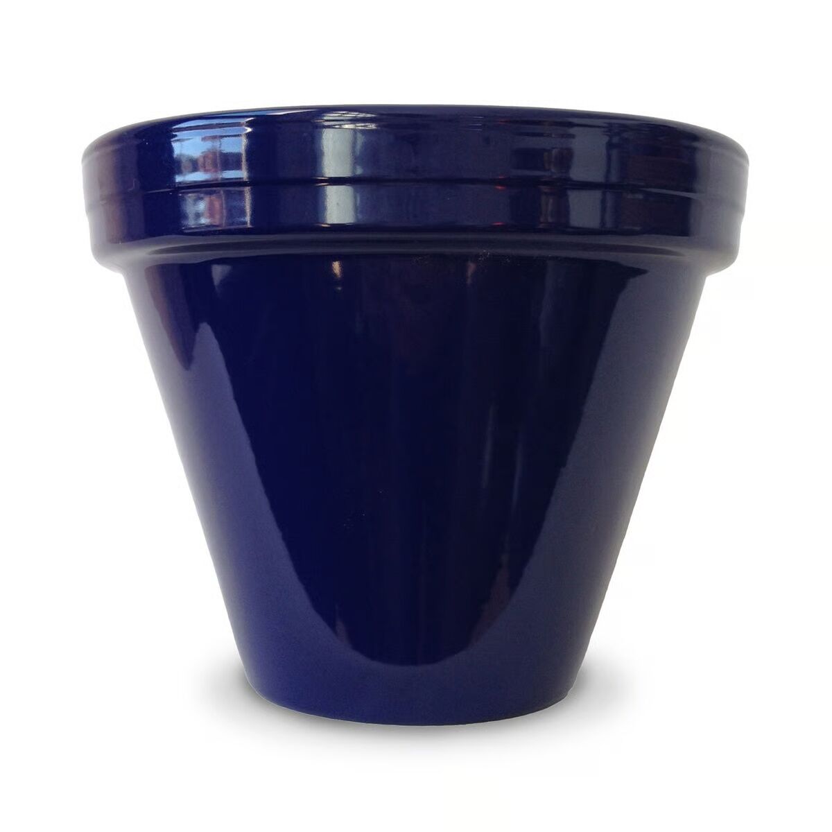 Ceramo Cobalt Blue Powder-Coated Standard Pot, 8.5 in.