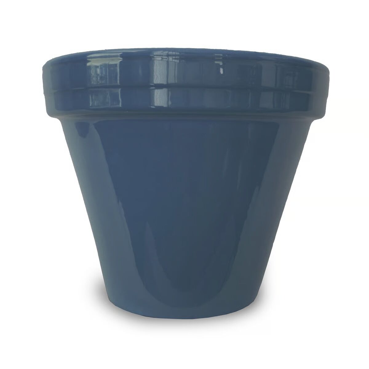Ceramo Slate Blue Powder-Coated Standard Pot, 8.5 in.