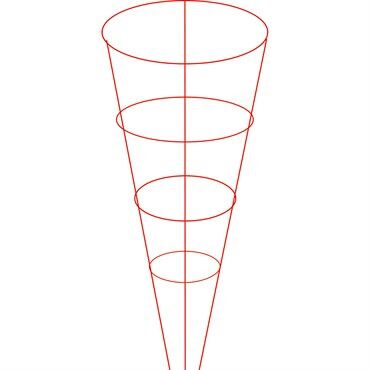 MidWest Wire Works Heavy Duty Red Tomato Cage, 42 in.