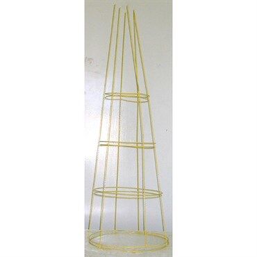 MidWest Wire Works Heavy Duty Yellow Tomato Cage, 42 in.