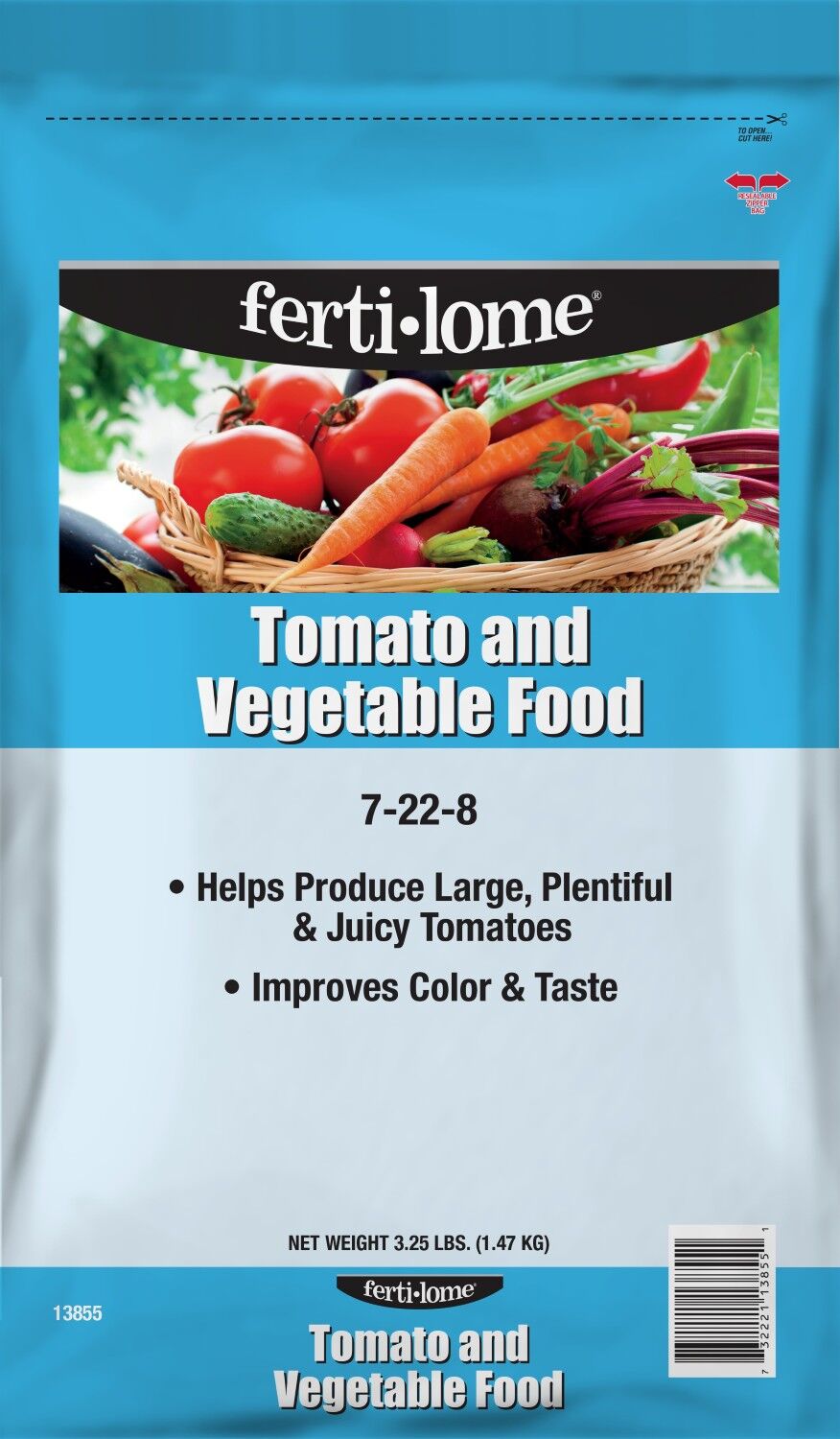 Ferti-Lome Tomato And Vegetable Food 7-22-8, 3.25 lb.