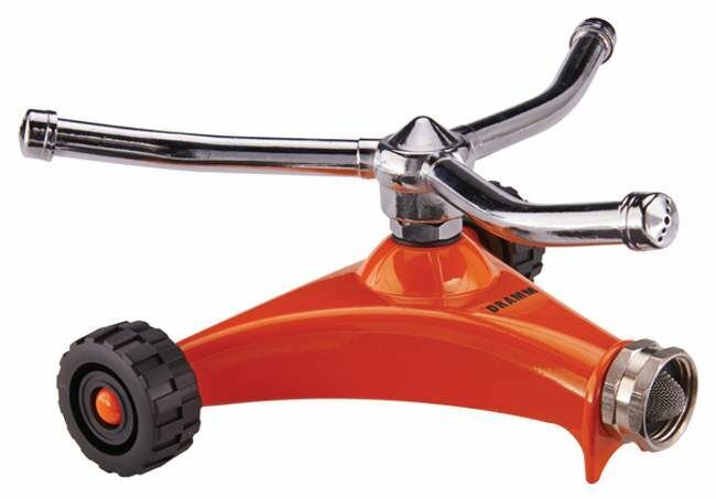 Dramm Red ColorStorm 360° Pattern Whirling Sprinkler, 19-Ft